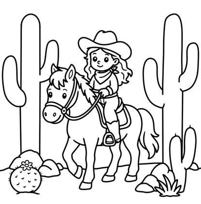 Wild & Western: A Coloring Book Gone Country