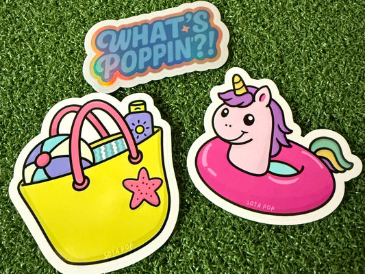 Sota Pop Die-Cut Stickers (3 pack)