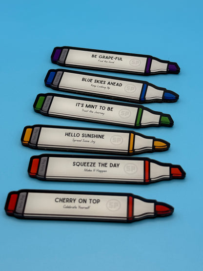 Meaningful Markers - Clips, Magnets & More