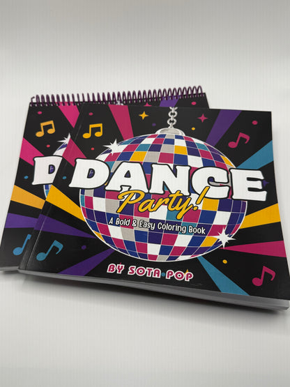 Dance Party! A Bold and Groovy Coloring Book