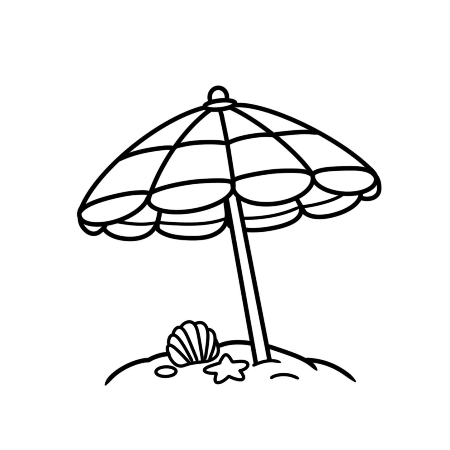 Heat Wave: Bold & Easy Summer Coloring Book