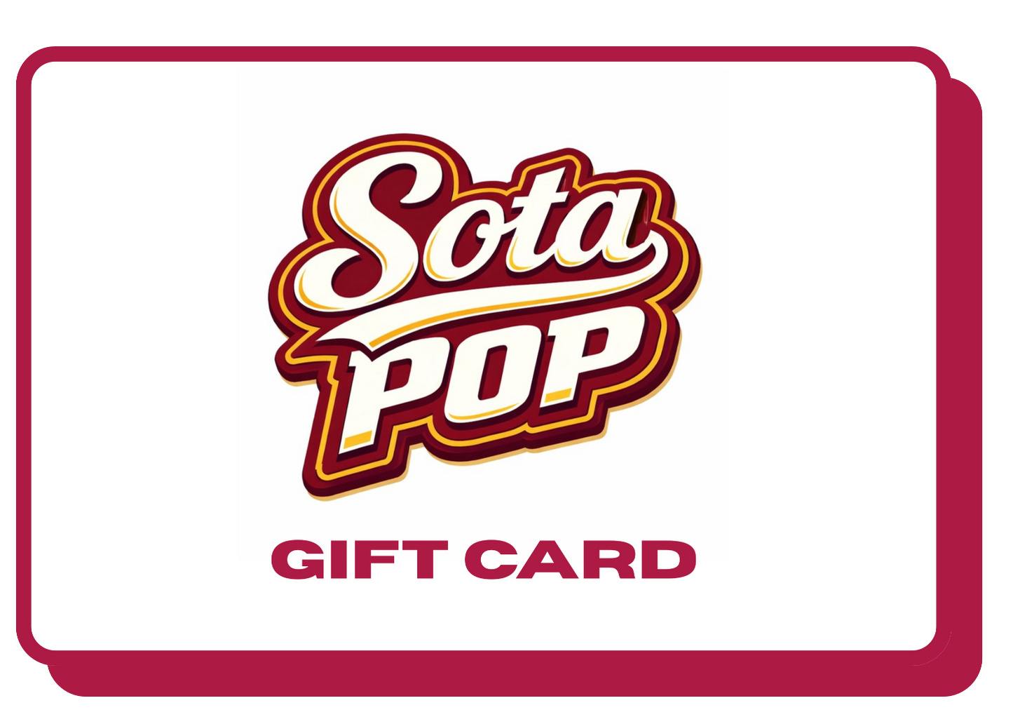 Sota Pop Gift Card