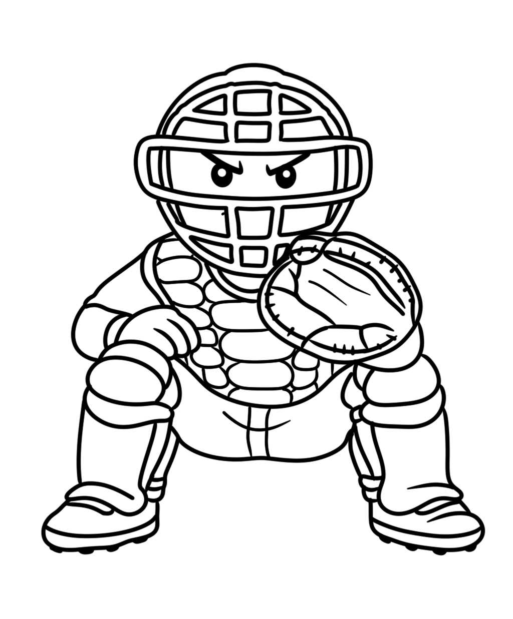 Town Ball: Bood & Easy Baseball Coloring Book