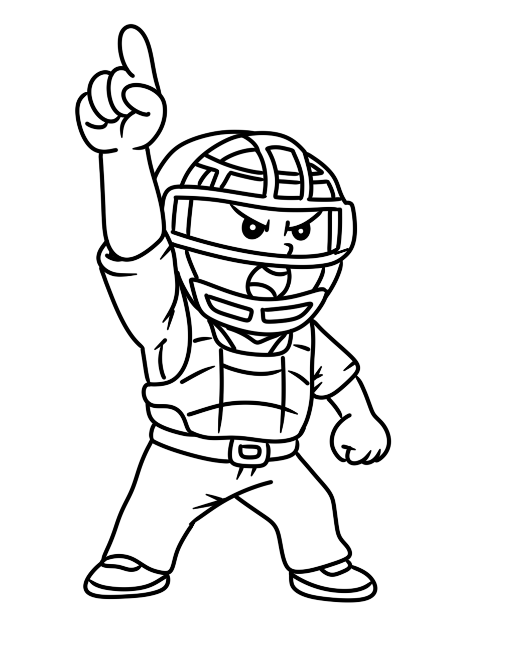 Town Ball: Bood & Easy Baseball Coloring Book