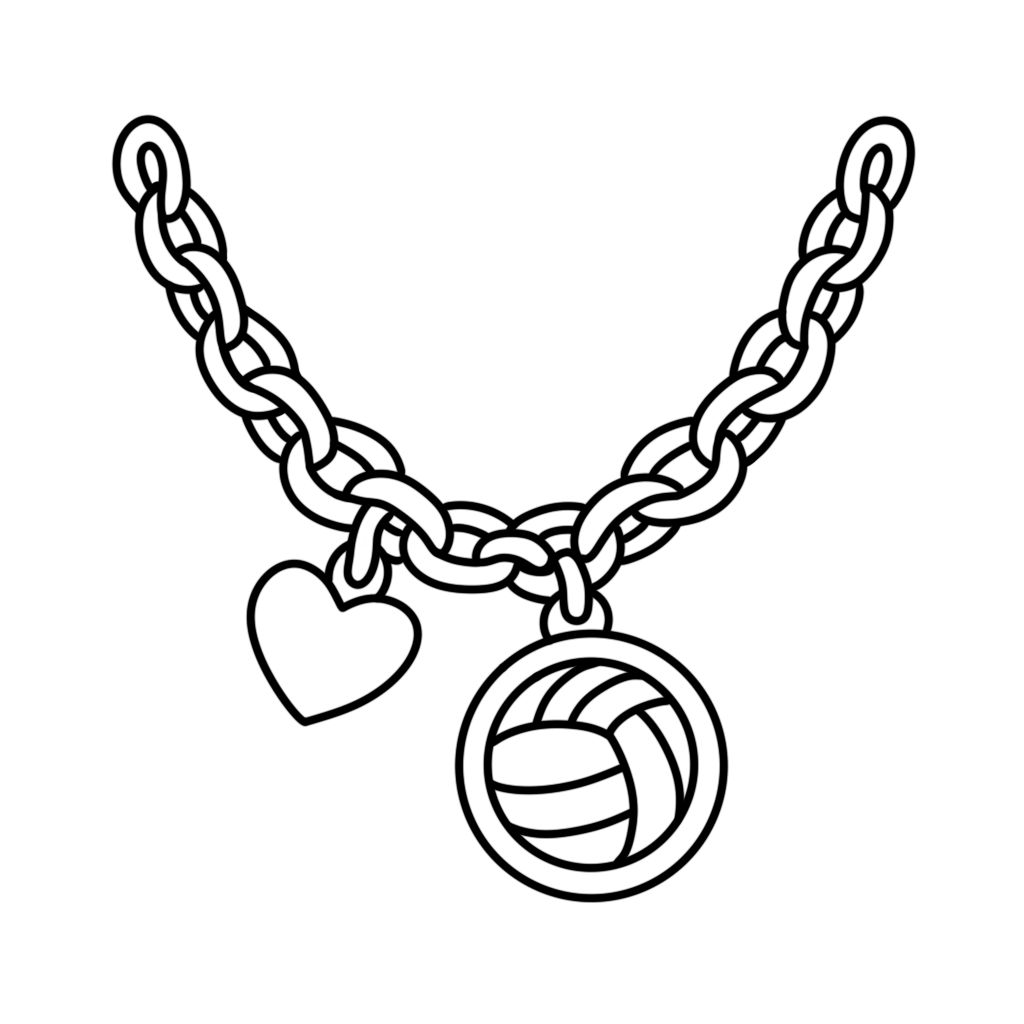 Serving Looks: Bood & Easy Volleyball Coloring Book