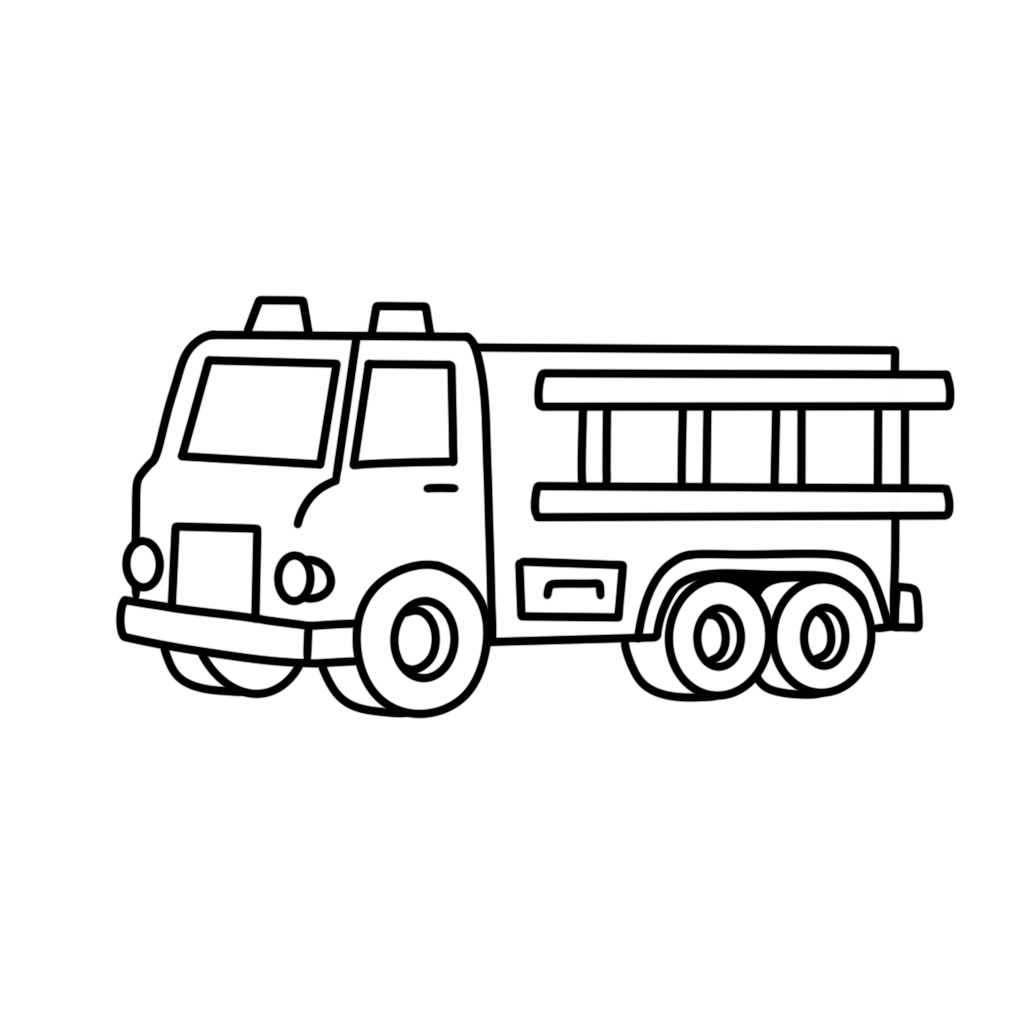 Tools N’ Trucks: Bood & Easy Coloring Book