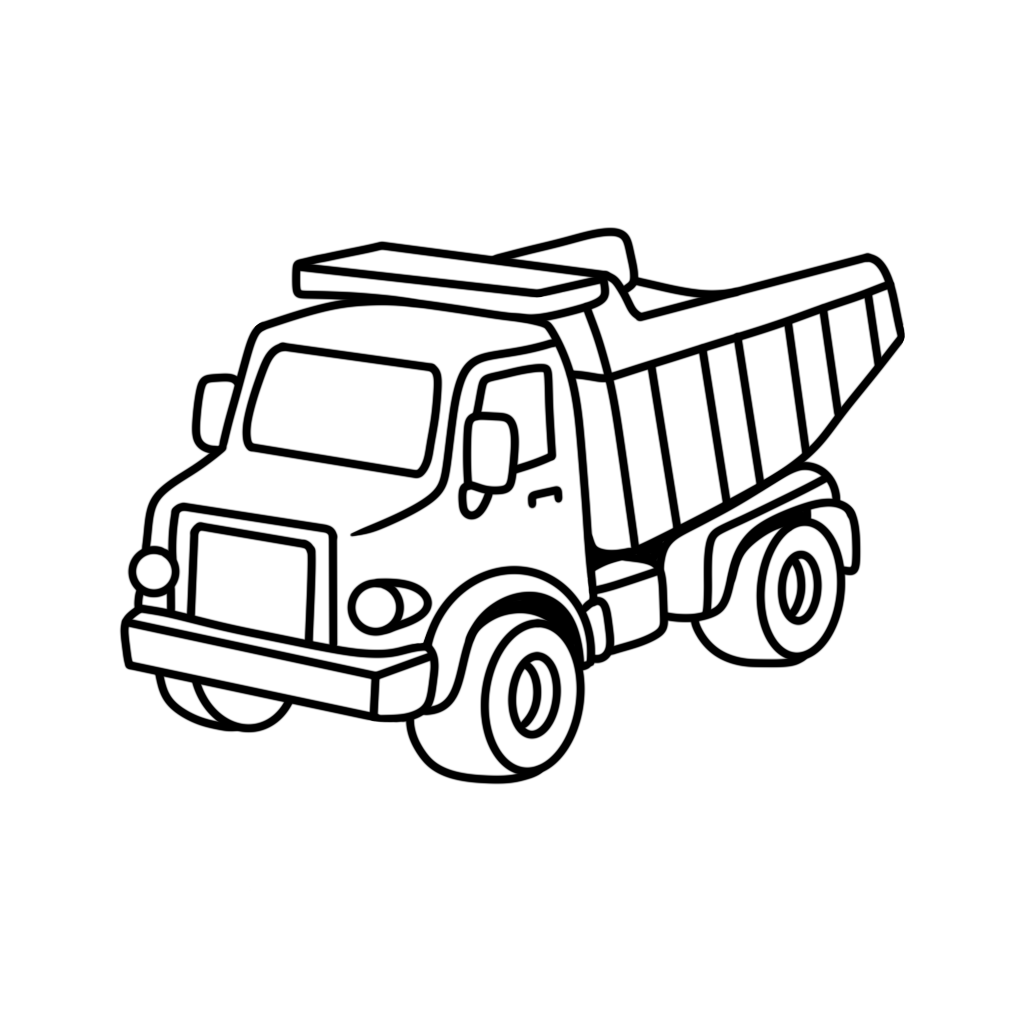 Tools N’ Trucks: Bood & Easy Coloring Book