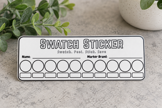 Swatch Stickers (5 pack)